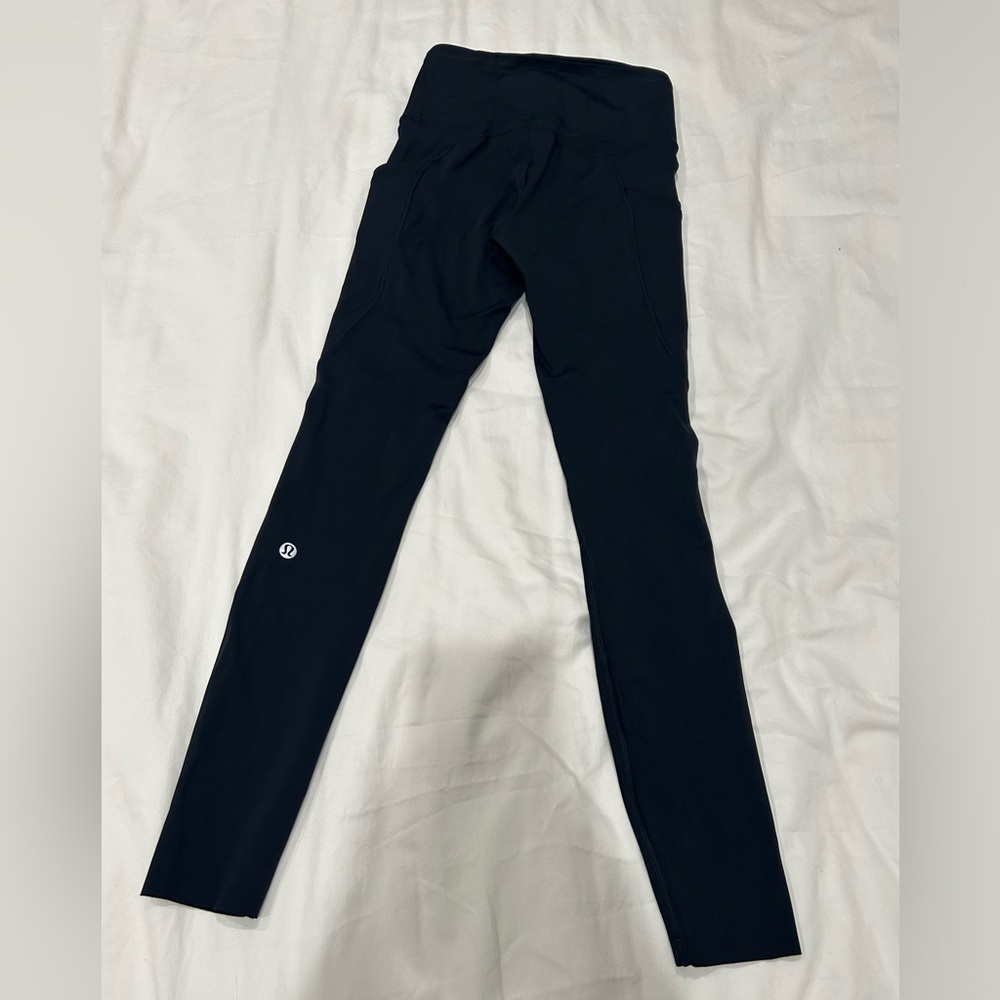 Lululemon Wunder Train High-Rise Tight 25" Black - Size 2. Hardly worn!
